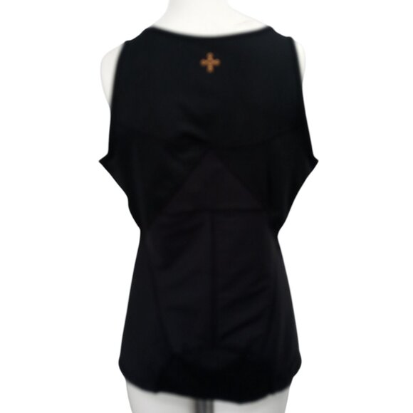 Tommie Copper Lower Back Support Tank Top Size 2XL Zinc Black Sleeveless Cami - Picture 2 of 9